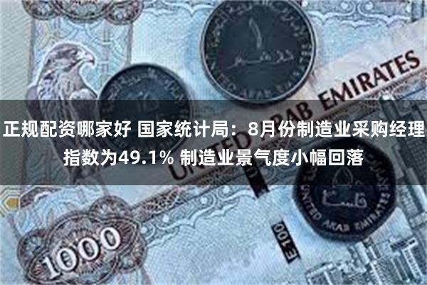 正规配资哪家好 国家统计局：8月份制造业采购经理指数为49.1% 制造业景气度小幅回落